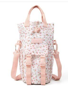 Blogilates Water Bottle Sling - Cream Floral